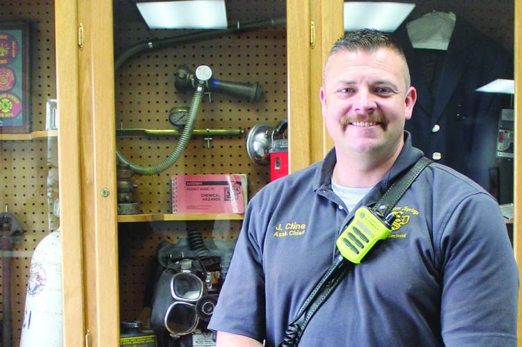 NEW ESFD ASSISTANT Fire Chief Joe Cline plans to keep training up to date and provide the best possible service to the community. MIRANDA JAMISON | Staff
