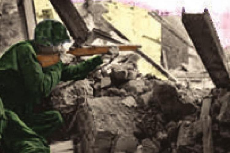 WARFARE HISTORY NETWORK states the American fight over the town of Cisterna di Littoria in central Italy came at a cost of two battalions of the Darby’s 6615th Ranger Force. Defended tenaciously by the German Army, Cisterna served as a key step toward capturing Rome. U.S. ARMY | Colorized