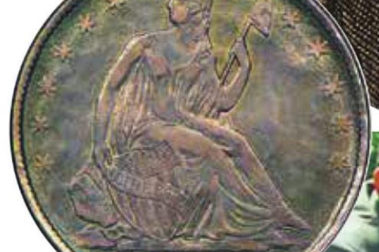 THIS CSA half dollar depicts Liberty, a point that may have seemed ironic to slaves. Or not. The South, including Missouri, made educating blacks illegal to keep them from understanding the meaning of freedom.