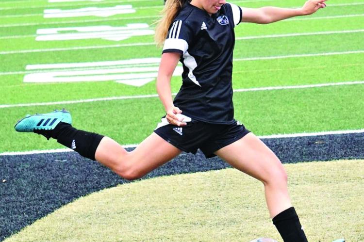 SENIOR ABBY RASH, Excelsior Springs’ leading scorer last season in varsity girls soccer, returns for her final high school season. DUSTIN DANNER | Staff